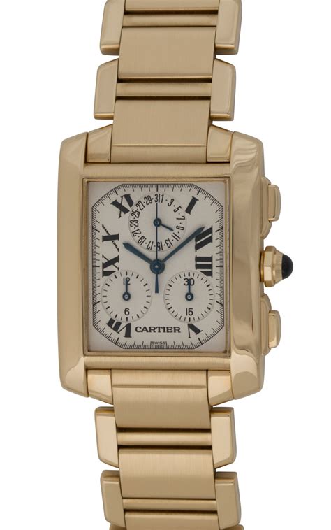 cartier watch tank francaise|cartier tank francaise chronograph.